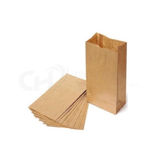 Brown Kraft Paper Bag (Block Bottom)