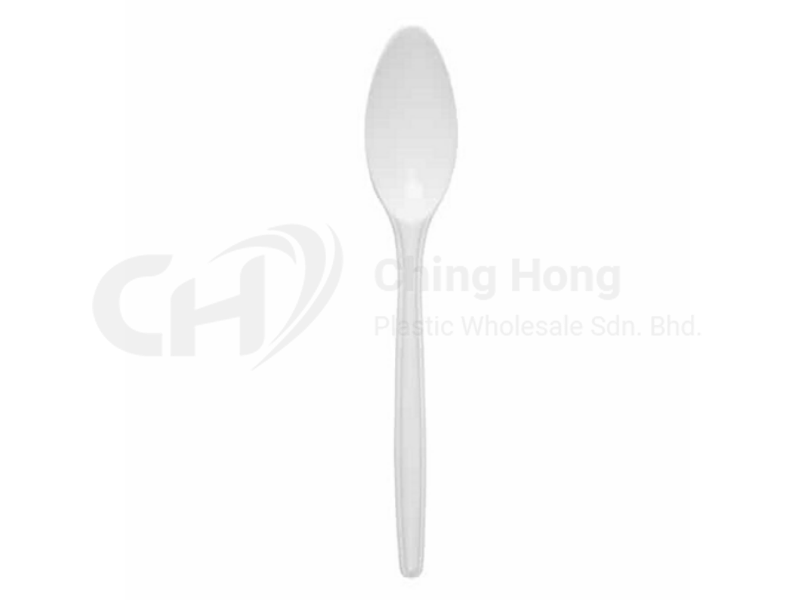 Plastic Spoon White